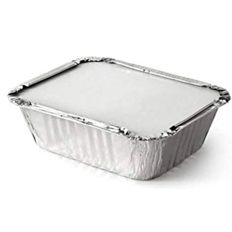 Delight Plus Foil Containers With Lids No 2 8 Pack