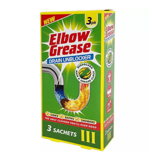 Elbow Grease Drain Unblocker 2 Pack