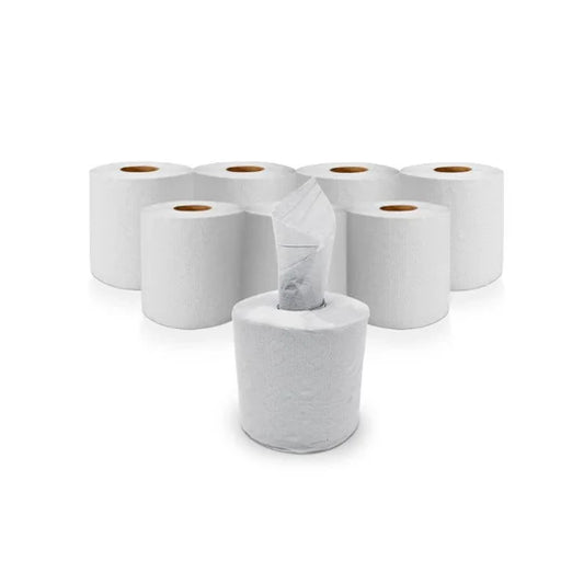 Centrefeed Paper Tissue 6 Roll Pack.