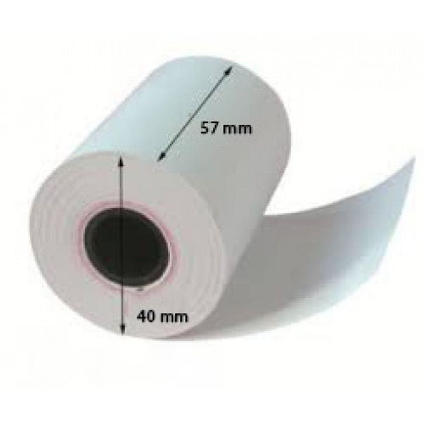 Standard Thermal Till Rolls 57mm x 40mm - Box of 20. BPA Free