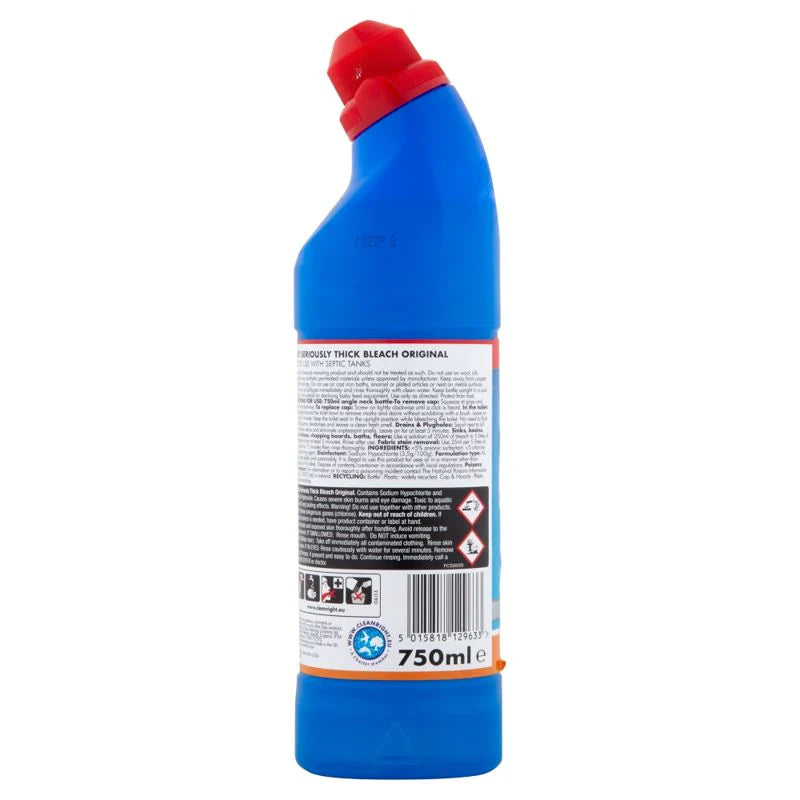 EASY SERIOUSLY THICK BLEACH ORIGINAL 750ML - CASE OF 12