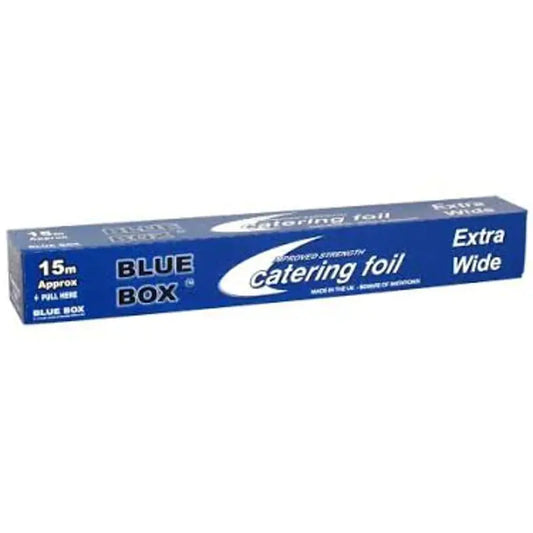 Blue Box Aluminium Catering Foil Extra Wide 12m x 440mm - Case of 12