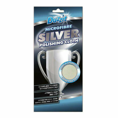 Duzzit Microfibre Silver Polishing Cloth - Case of 12