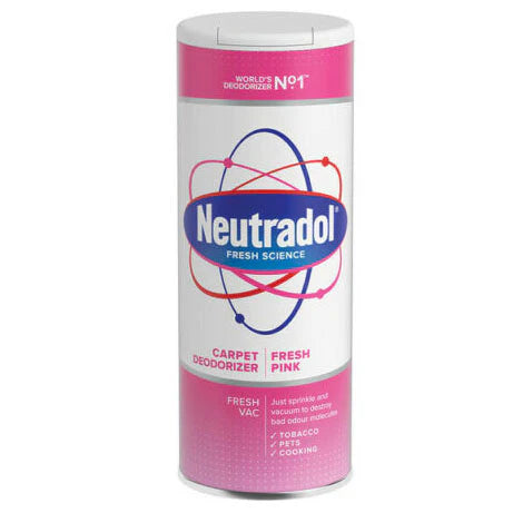 Neutradol Carpet Deodorizer Fresh Vac Powder Fresh Pink 350g - Case of 12